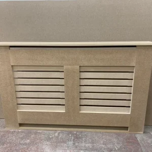 Unpainted Horizontal Slat DIY Radiator Cover