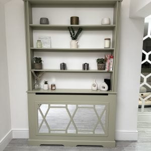 Radiator Cover Bookshelf - The Grace | French Gray