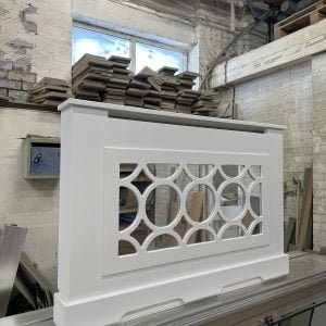 Mirrored Radiator Cover - Circular Fretwork