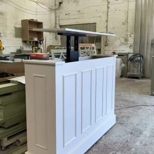 Panelled Motorised Lifting TV Cabinet