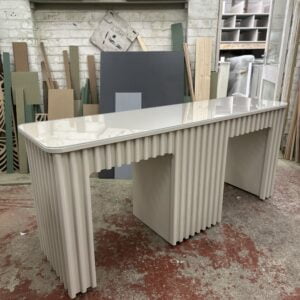 Bespoke Two-Person Reeded Nail Station