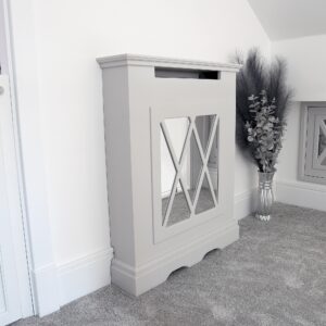 Bailey Mirrored Radiator Cover | Ammonite Finish | AUUnique