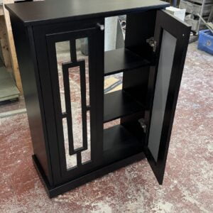 Kallax unit, Mirrored Cabinet, Rectangle Fretwork