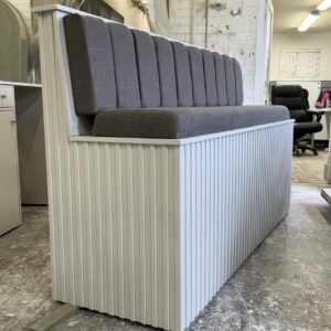 Bespoke Seating Bench, Reeded Design