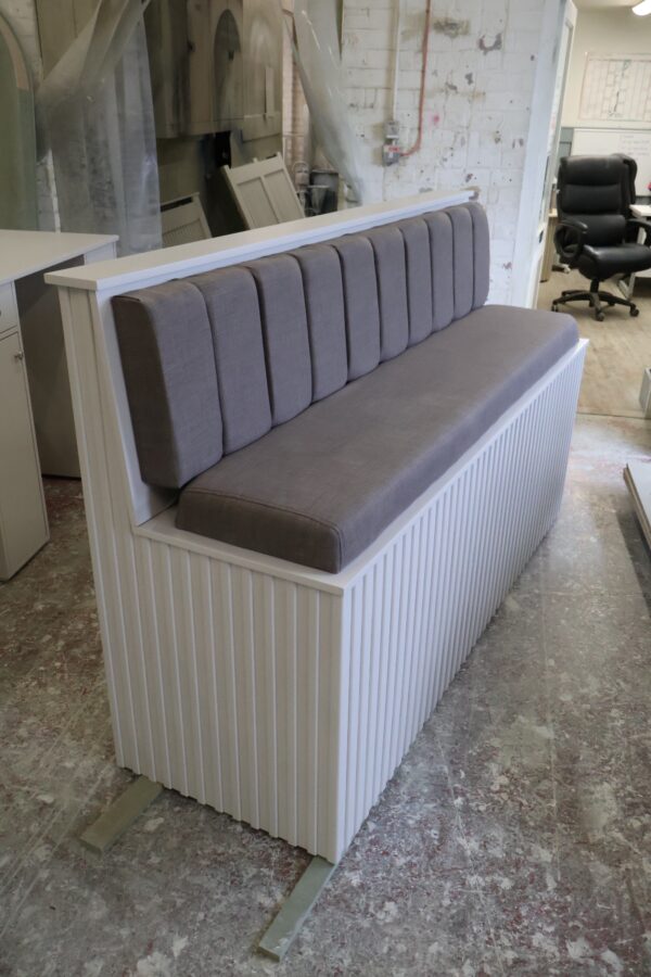 Bespoke Seating Bench, Reeded Design