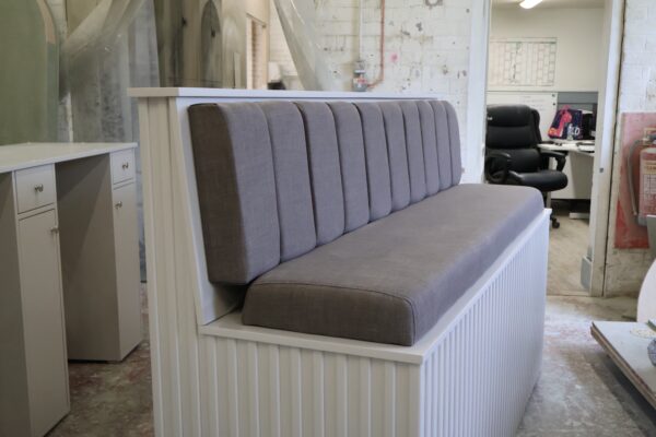 Bespoke Seating Bench, Reeded Design